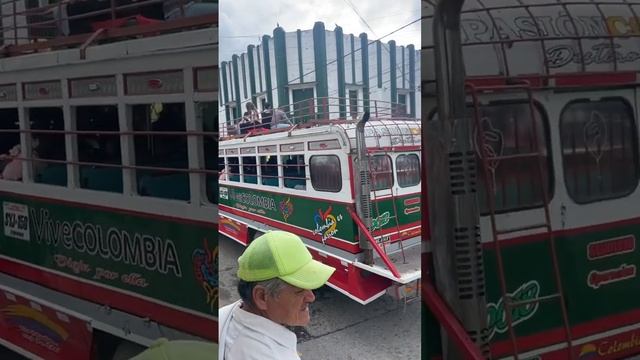 riding on the bus roof|San Augustin|Colombia in 2023 #colombia #travel #sanaugustin #busride