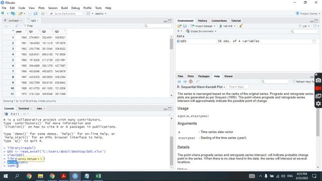 Sqmk- Sequential Mann-Kendall test for multiple stations (more columns)_ 2. part смотреть онлайн