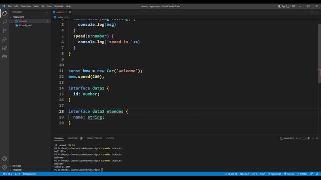 11-Typescript  Classes Inheritance -شرح بالعربي