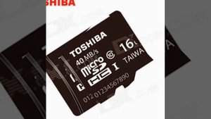 Toshiba SD-C016GR7AR040ACH Micro SDHC / TF Memory Card - Black (16GB / UHS-