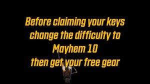 Borderlands 3 - PS5 Unlimited Golden, Diamond Keys, and Mayhem 10 gear exploit