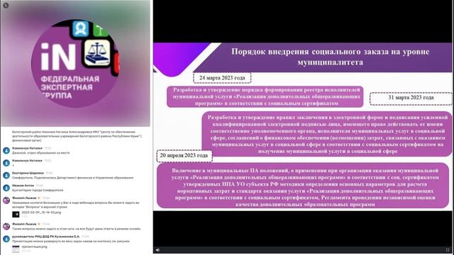 12. Начало внедрения механизмов СЗ в ДО детей в муниципалитетах Республики Крым [16.02.2023]