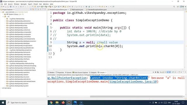 Java Tutorial For Beginners | Exceptions In Java | Exception Handling In Java | SimpliCode