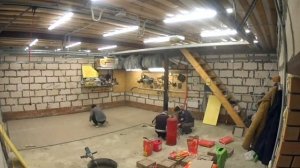 УКЛАДКА ПЛИТКИ В ГАРАЖЕ 60 м2