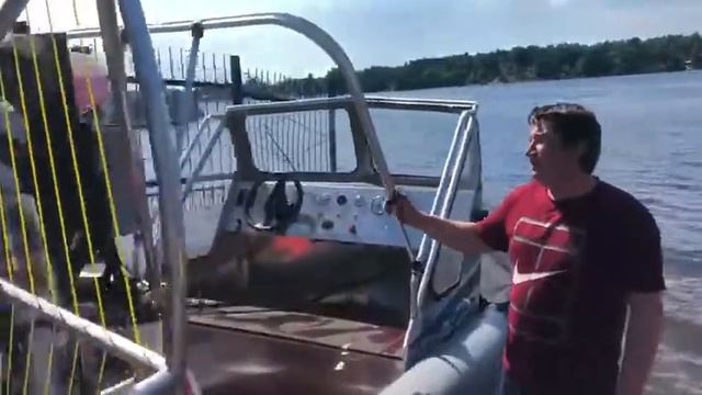 Испытания аэролодки Бриз 420 О-L15. Краткий обзор модели смотреть онлайн