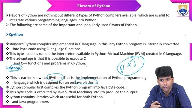 Working with Python and Flavors of Python by Mr. Sk Saddam Hussain
