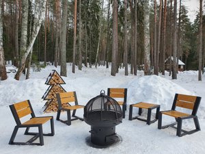 Обзор набора уличной мебели с костровой чашей от ARMAchair.ru