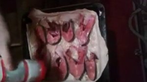 Пирог из рыбы горбуша