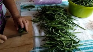 ЗАМОРОЗКА? ?ЗЕЛЕНЫХ СТРУЧКОВ ФАСОЛИ  НА ЗИМУ.??