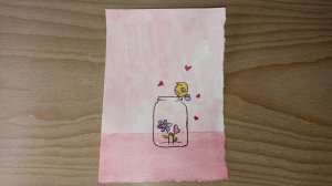 Рисунок акварелью