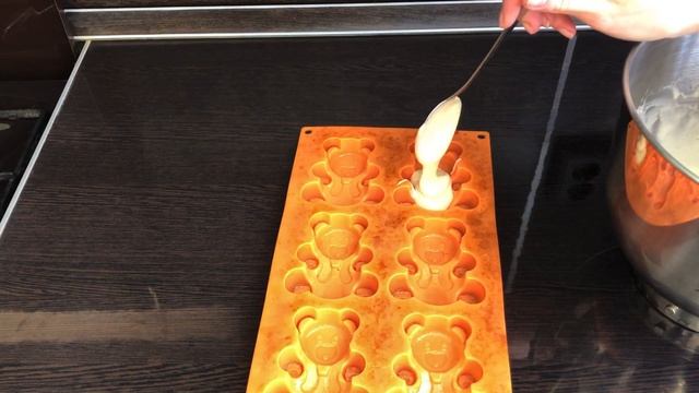 Пирожное Барни.Барни с клубничной начинкой. #готовимдома, #барни, #пирожноебарни