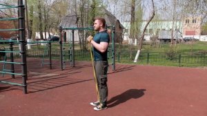 15 Пятнадцатый день тренировки бицепс программа тренировок с резиновыми петлями