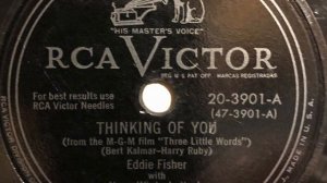 Thinking of You ("Three Little Words") | Eddie Fisher with Hugo Walter's Orchestra and Chorus