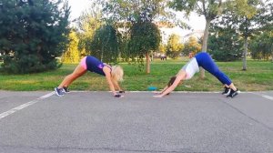 Bring Sally Up PLANK TO DOWN DOG Challenge - Bring Sally Up Song - Moby - Flower