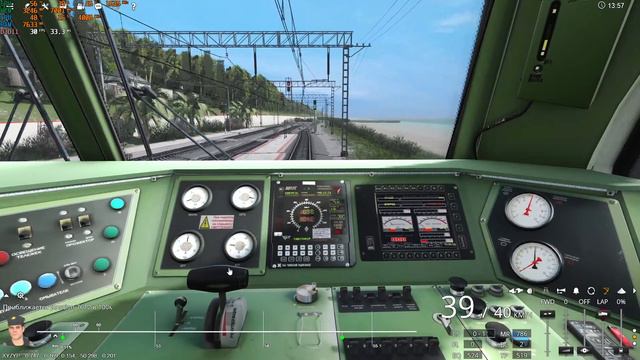 Trainz19. №533М Москва-Адлер. (Участок: Туапсе-Адлер)