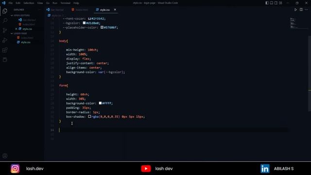 LOG IN PAGE USING HTML AND CSS   #webdevelopment #htmlcss #javascript #fullstackdevelopers #css