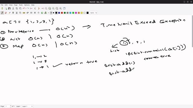 Leetcode #217 Contains Duplicate | Implementation with Brute-Force | List | Map in Java смотреть онлайн