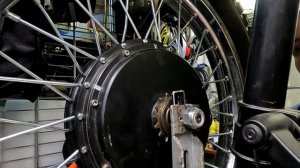 Спицуем 3kwt мотор в 19 мото обод