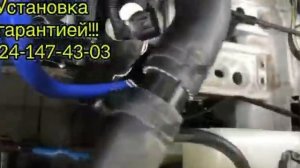 Установка котла на Mitsubishi Outlander