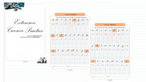 Как работать с прописями английского. Extensive Cursive Practice.