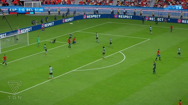 Spain vs. Belgium | Semi-Finals | UEFA Euro 2016 Simulation | FIFA 16 смотреть онлайн