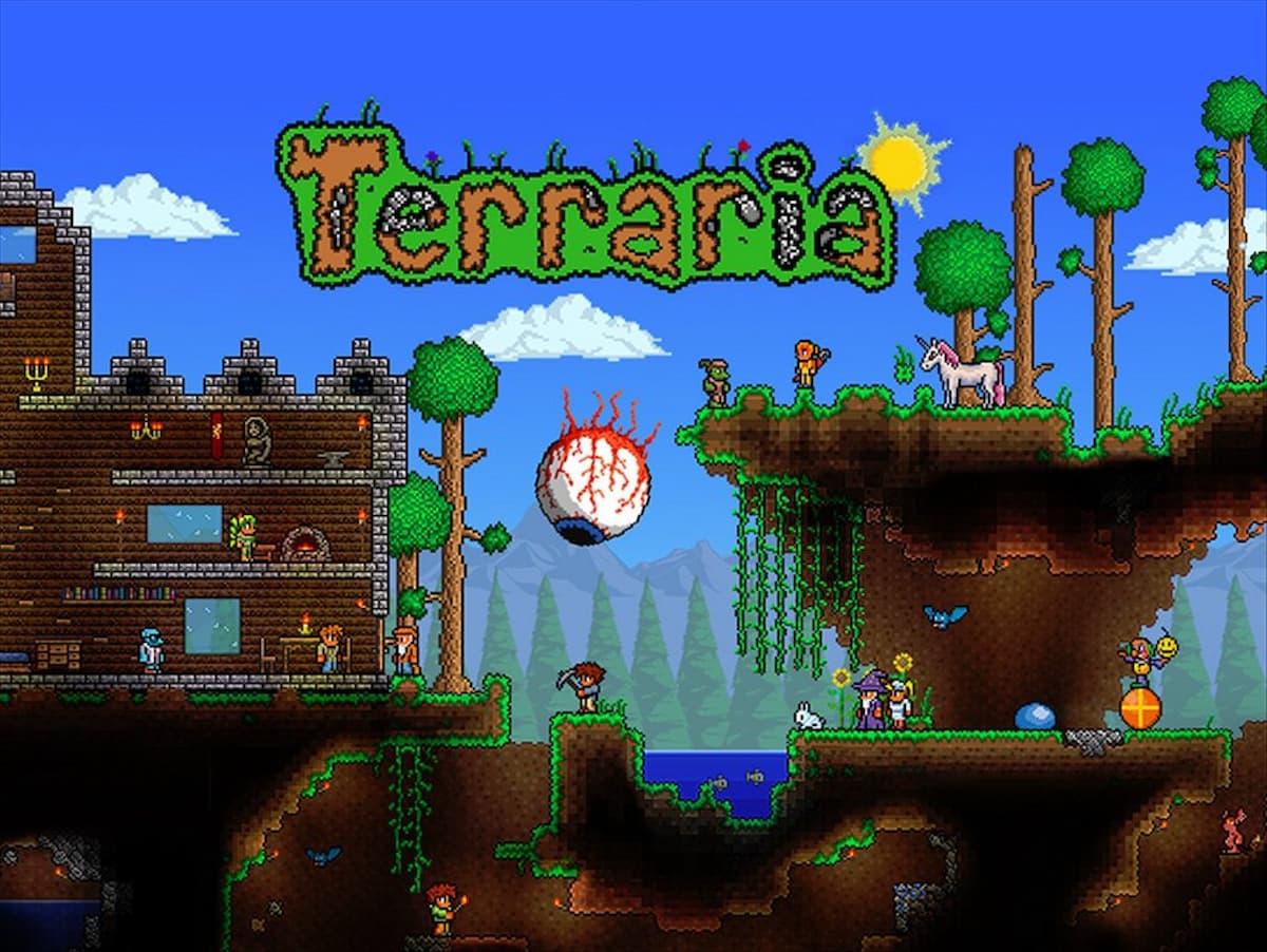 Terraria на одном экране 2 игрока (112) фото