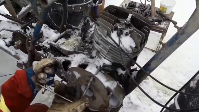 ГРЯЗЬ??? НЕТ, НЕ СЛЫШАЛ !!! САМОДЕЛЬНЫЕ КОЛЕСА ВЕЗДЕХОДЫ. МОТОВЕЗДЕХОД  СНЕГОХОД 1ч - На базе Иж,7G
