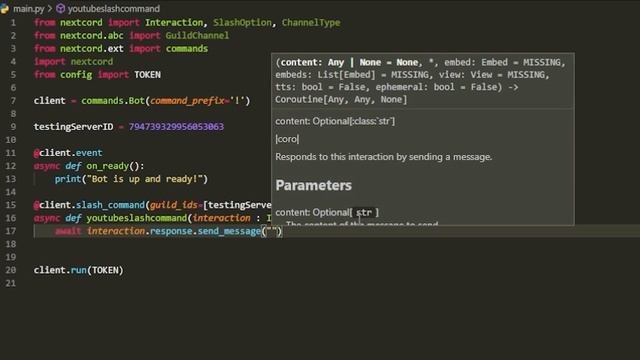 [UPDATED] Discord Slash Commands | Nextcord