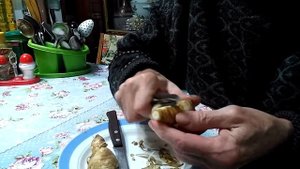 Топинамбур - ЗЕМЛЯНАЯ Груша. Как чистить?!