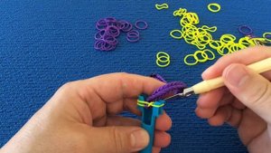 Браслет из резинок "Змейка" bracelets!!