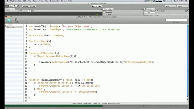 Adding Object and Logic tutorial for unity 3D game development by forstudent.org
