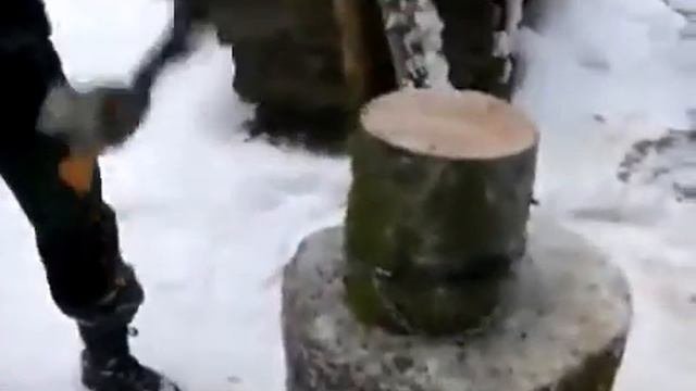 Мастер_класс_ Как_колоть_дрова_ Быстро_и_просто