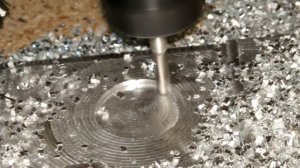 ЧПУ тест. Фрезеровка алюминия АД31Т посуху.