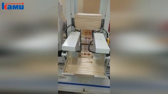 Двусторонний шипорезный станок QUADRO YRT-100 DOUBLE. Изготовление скругленных шипов. Шипорез Квадр смотреть онлайн