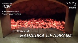 Запекаем барашка целиком в помпейской печи "Огеннные пчёлы"