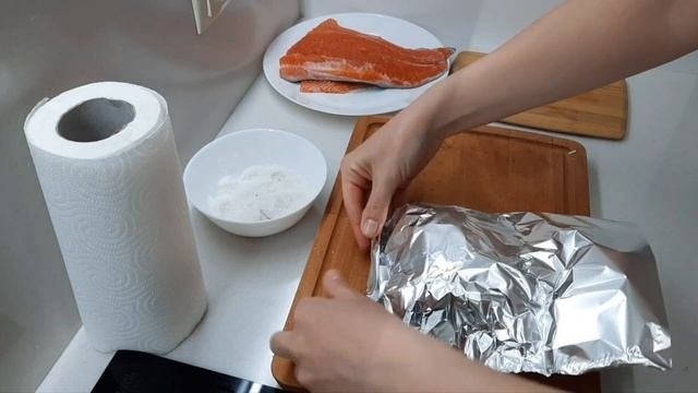 Запеченая рыба. Правильное питание. Быстрый ужин.