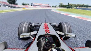 Onboard Vodafone Mclaren Mercedes Mp4-22 Ex Alonso at Barcellona - Assetto Corsa