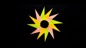 Новогодняя звезда на ёлку ? Как сделать объемную звездочку оригами из бумаги