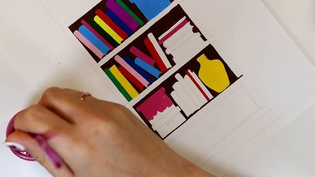 Рисую ШКАФ ! Как нарисовать интерьер ? Уроки рисования с Анной Оськиной!