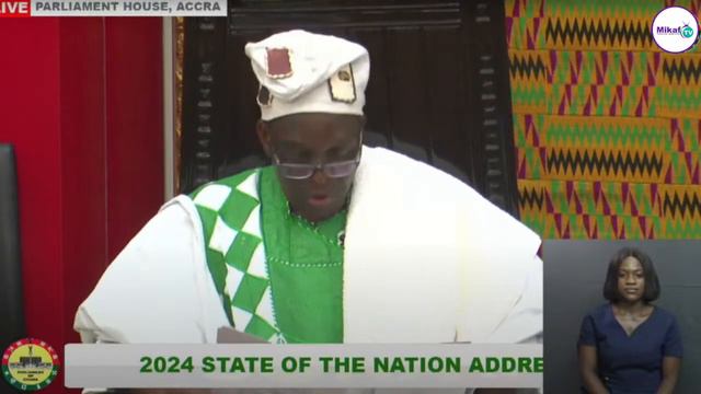 2024 State Of The Nation Address By-H.E Nana Addo Dankwa Akuffo Addo