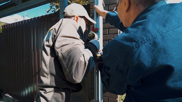 Как установить ворота рольставни