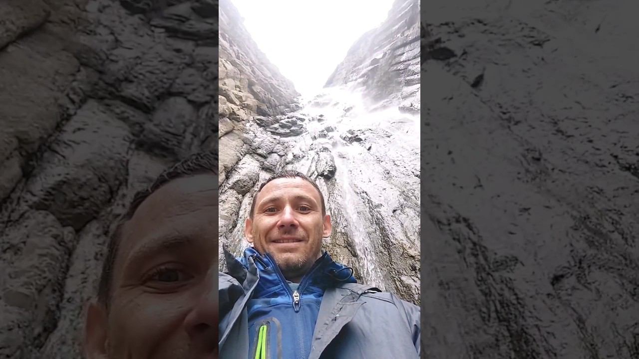 Путешествие на Кавказ. Чегемский водопад высотой 80 метров | Горы смотреть онлайн