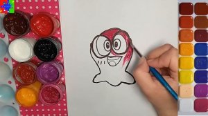 Ловкий Слайм Сэм. Как нарисовать Слайма Сэмми. Простые рисунки для детей.