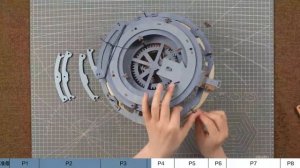 Видеоинструкция по сборке Настенных кварцевых часов с маятником "Романтическое послание" от Robotim