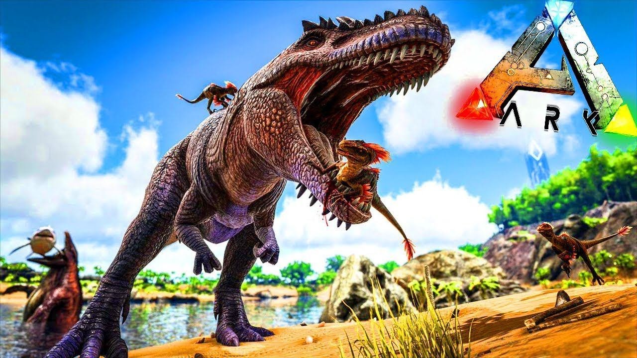 ARK выживание на карте-Кристальные острова