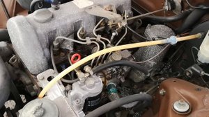 Mercedes 123.  2.4D 1983