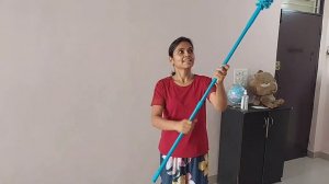 FAN Cleaning Duster Review in Hindi | Microfiber Cleaning Fan Duster Review | Fan Cleaning Brush