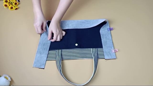 DIY laptop bag easy for beginners | easy sewing tote bag смотреть онлайн