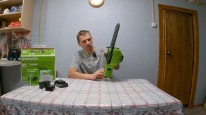 Самая компактная  аккумуляторная пила Greenworks - новый помощник в хозяйстве!