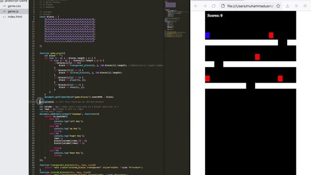 Learn game development in javascript | basic HTML CSS and JAVASCRIPT skills required